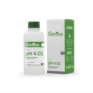 Solución de calibración GroLine de pH 4.01, con certificado de análisis, 230 mL
