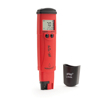 Medidor de bolsillo pHep®5 de pH/temperatura, con resolución de 0.01 de pH