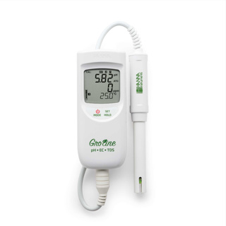 Medidor portátil Groline para hidroponia de pH/CE/TDS/temperatura, a prueba de agua