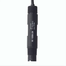 Electrodo pH industrial, punta plana, unión PTFE, vidrio de uso general, BNC, PT1000, cable de 5 m