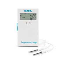 Registrador de temperatura con LCD, 1 canal (interno)