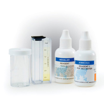 Test kit para medición de amoniaco (como NH3-N) en agua salada, 25 pruebas aproximadamente