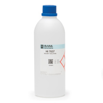 Solución de calibración para lecturas de 100% de NaCl (salinidad marina), frasco de 500 mL