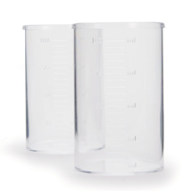 Vaso de plástico 100 mL (10 piezas)