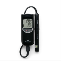 Medidor de pH/CE/TDS portátil, a prueba de agua, intervalo bajo (0 a 3,999 µS/cm, 0 a 2,000 ppm)